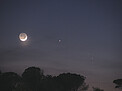 Moon-Mercury-Pleiades Conjunction