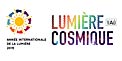 Cosmic Light Logo (color on white background, French)