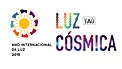 Cosmic Light Logo (color on white background, Portuguese)