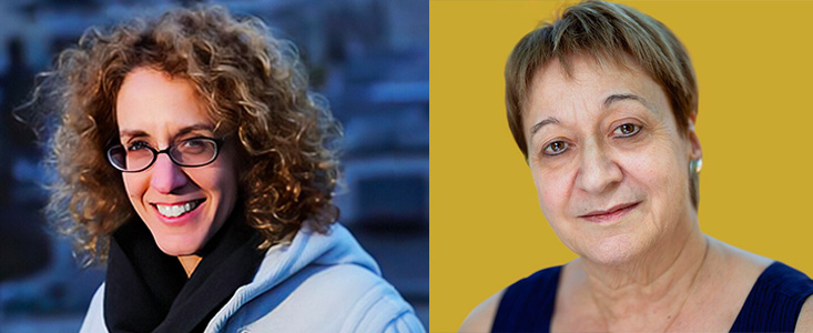 Victoria M. Kaspi and Chryssa Kouveliotou, recipients of the 2021 Shaw Prize in Astronomy.