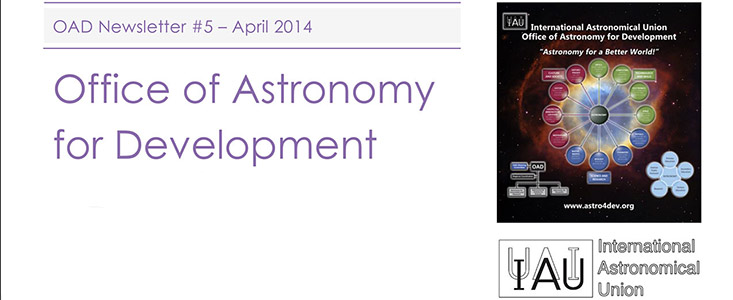 The IAU OAD Newsletter #5 — April 2014