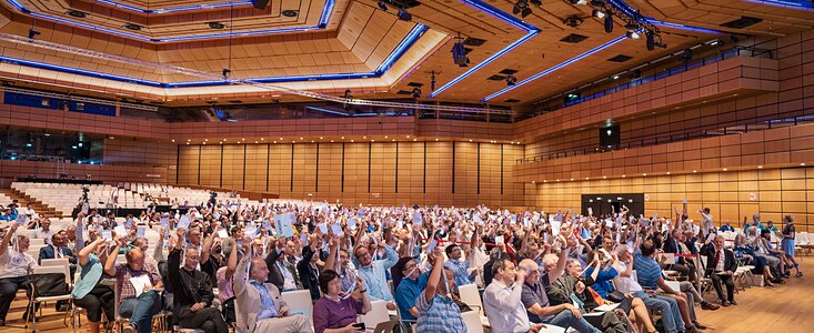 Voting session at the International Astronomical Union General Assembly 2018