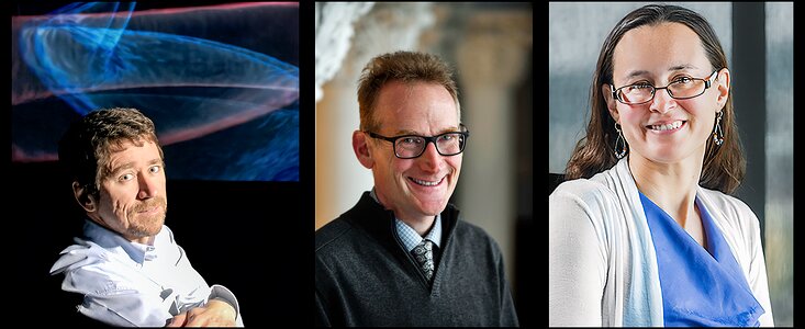Recipients of the 2023 Shaw Prize in Astronomy: Matthew Bailes, Duncan Lorimer and Maura McLaughlin