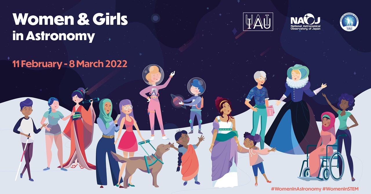 Women and Girls in Astronomy project poster