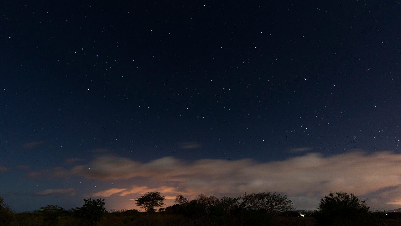 Sky Over the Town of Nindirí, in Masaya, Nicaragua