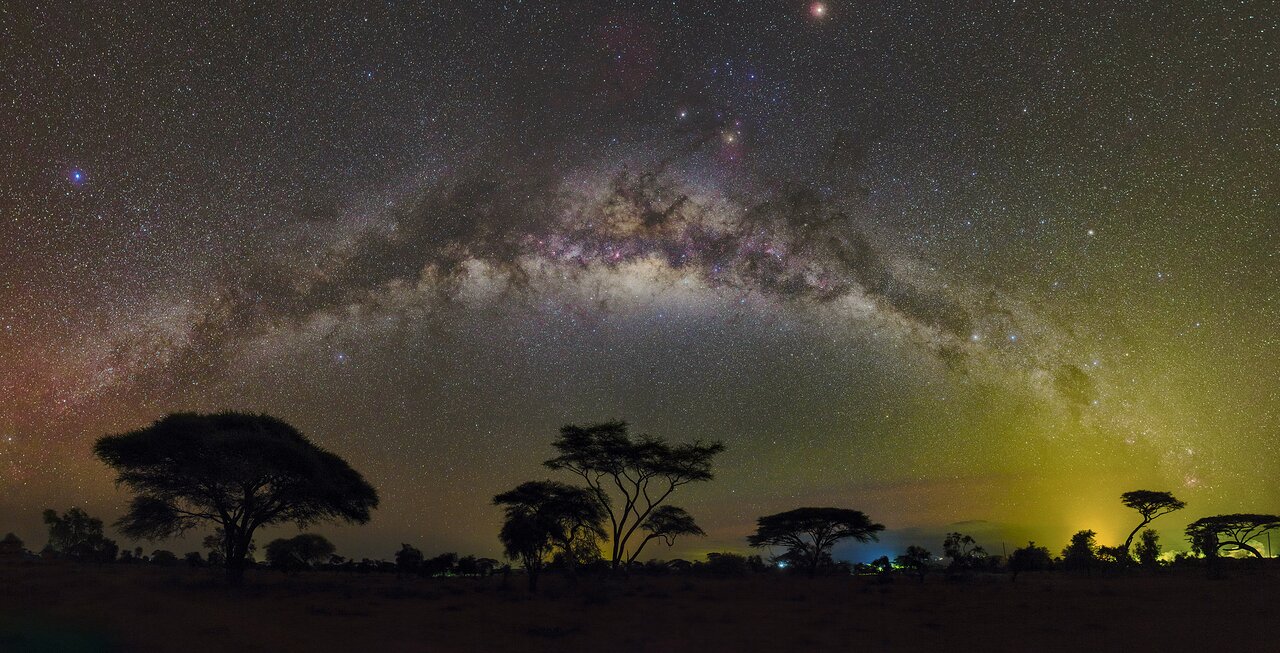 Milky Way Arch over Amboseli National Park