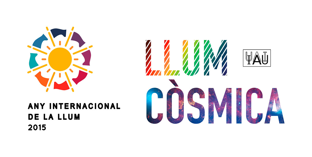 Cosmic Light Logo (color on white background, Catalan)