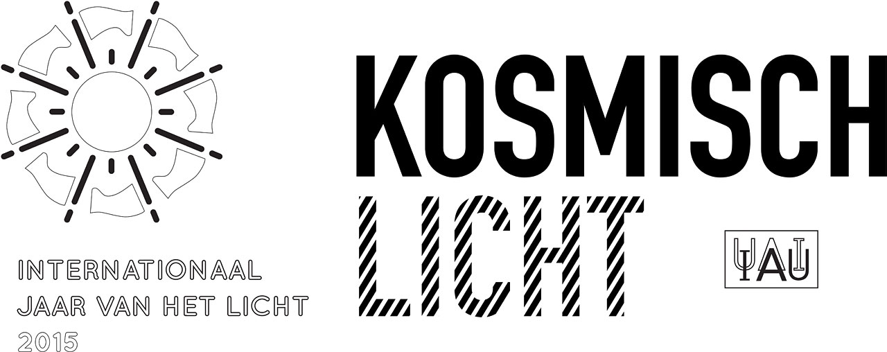 Cosmic Light Logo (black on white background, Dutch)