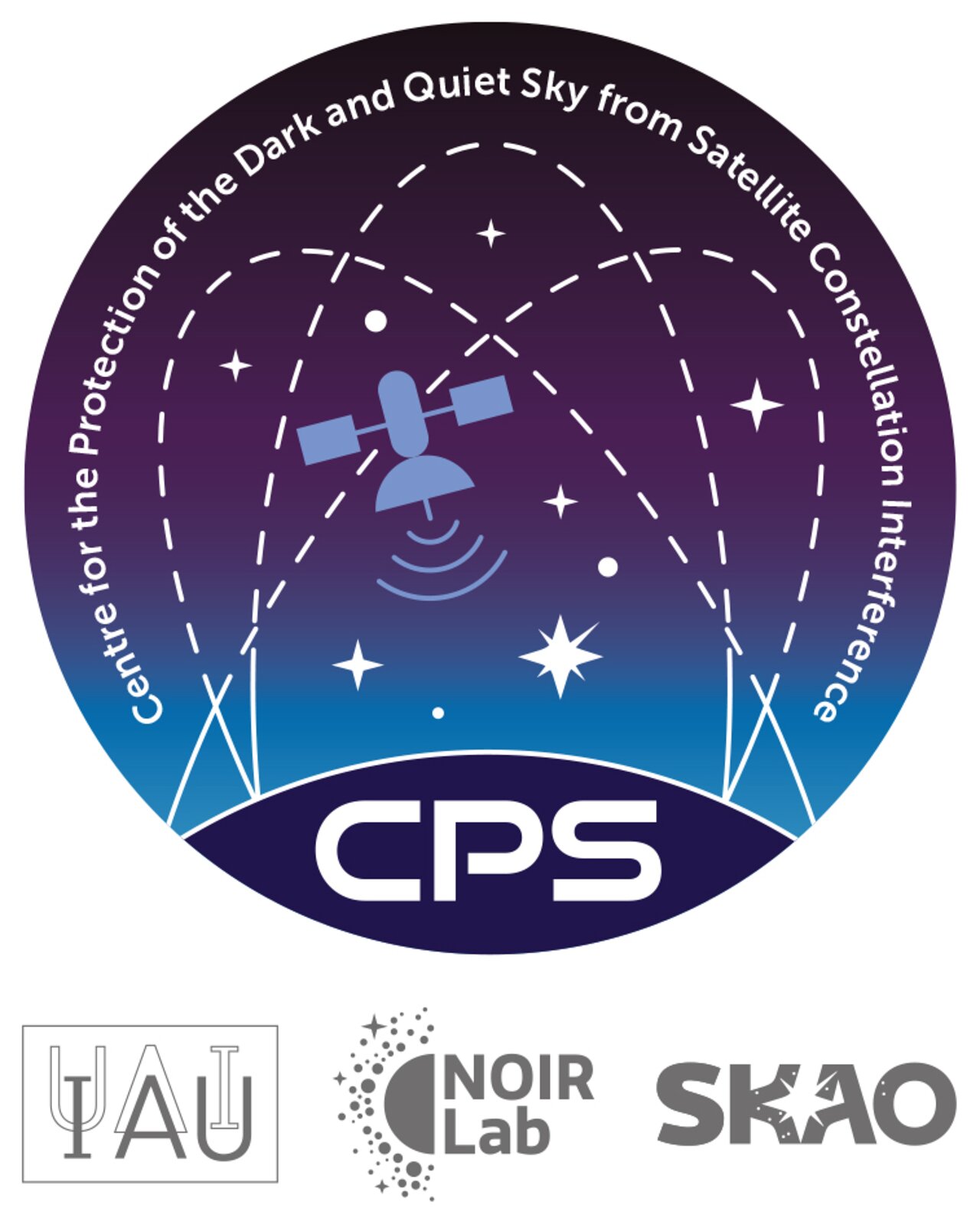 IAU Centre for the Protection of Dark and Quiet Sky from Satellite Constellation Interference Logo