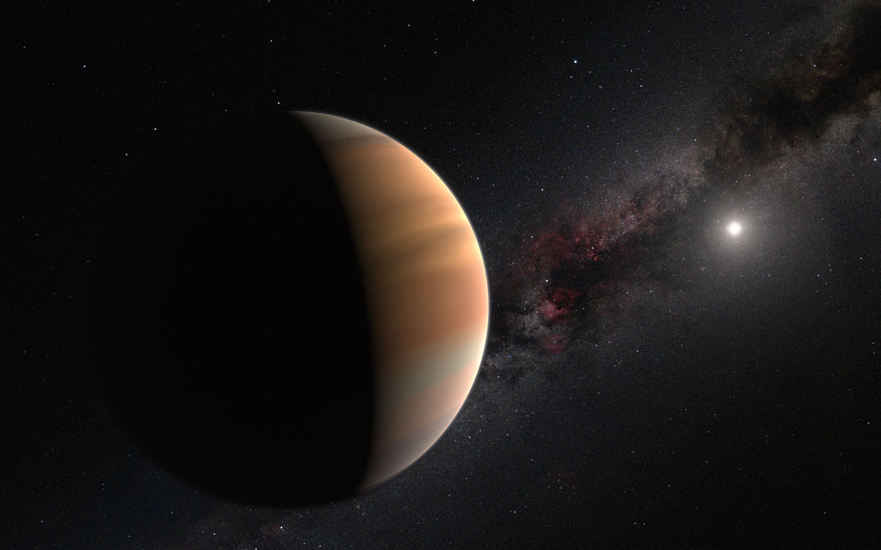 Artist’s impression of an exoplanet