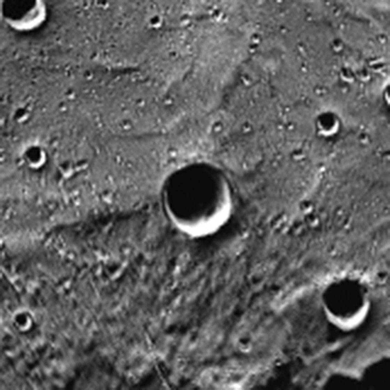 Carolan Crater on Mercury