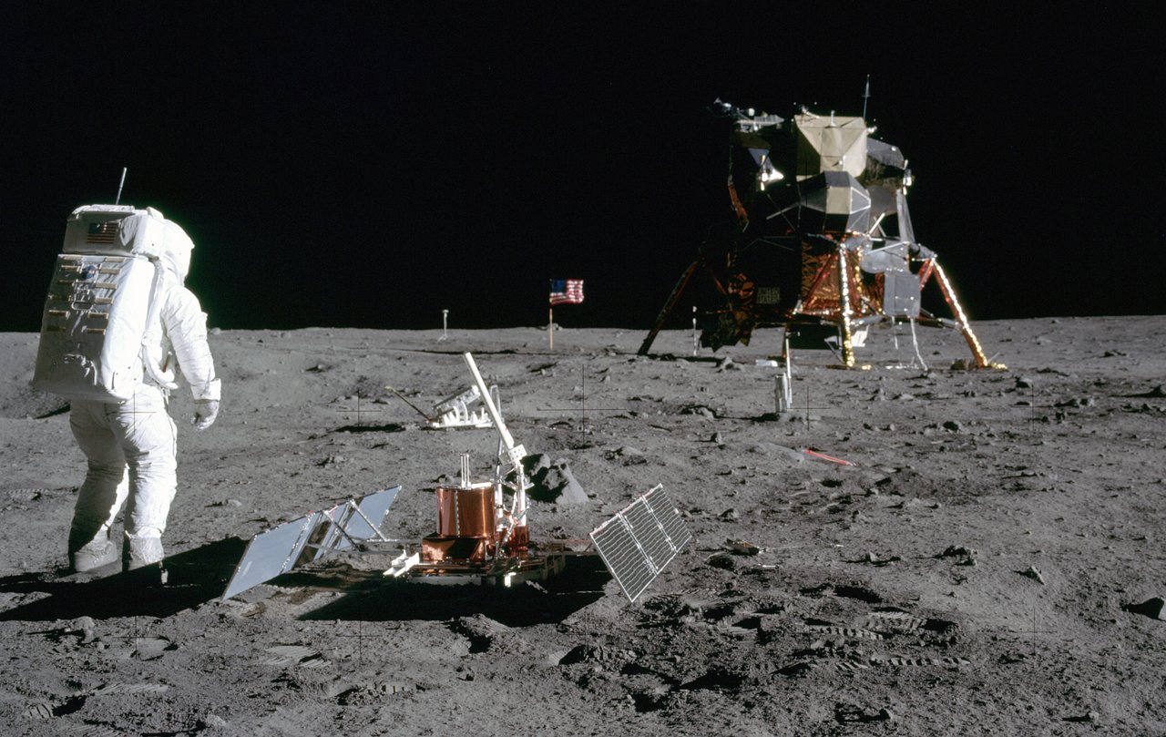 Apollo 11 Lunar Module and Buzz Aldrin