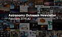 IAU Astronomy Outreach Newsletter #4 2016 (February 2016 #2)