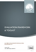 Cover of the OAE Evaluation Framework & Toolkit