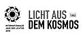 Cosmic Light Logo (black on white background, German)