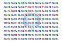 Mosaic of all the IAU National Outreach Coordinator logos