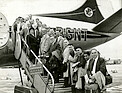 Astronomers traveling to the IAU GA 1958